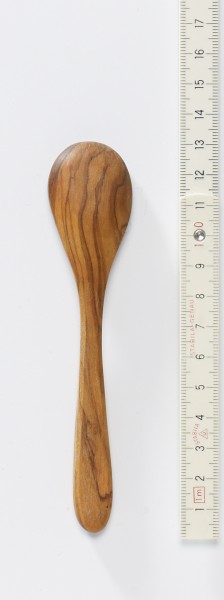 kleiner Holzlöffel, Teelöffel, Holz, 13 cm