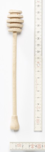 Honiglöffel, Holz Buche, Stiel aus einem Stück mit Kugel, 18,5 cm