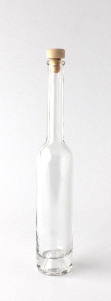 Flasche Ölflasche H 24 cm ø 4 cm Glas, langer Flaschenhals