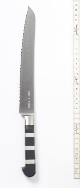 Brotmesser, Edelstahl Klinge ca. 21cm