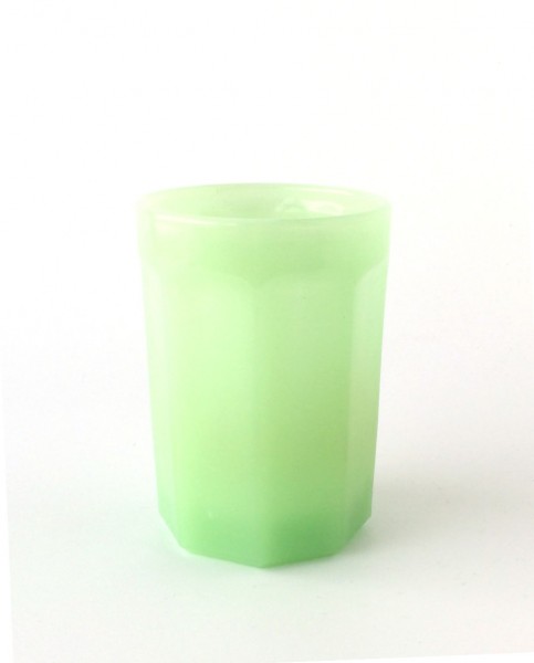 Trinkglas H 12 cm ø 8,5 cm grün milchig 40cl