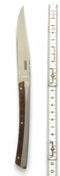 Steakmesser, Griff: Holz, Klingenlänge 10 cm