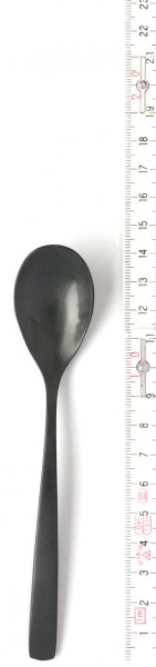 Teelöffel L ca. 14,5 cm schwarz matt