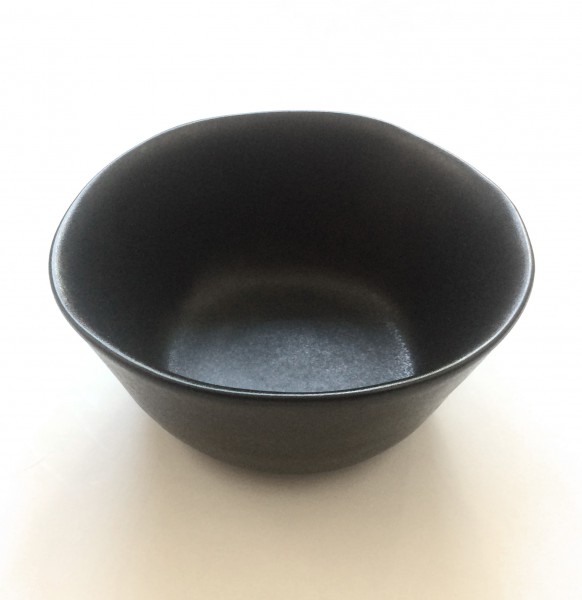 Schale kleine Schüssel bowl schwarz matt, ø 15,5 cm H 7,5 cm