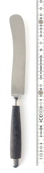Messer mit braunem Holzgriff, vintage L ca. 21 cm